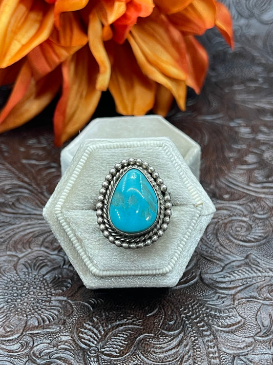 7.5 Kingman Turquoise Ring