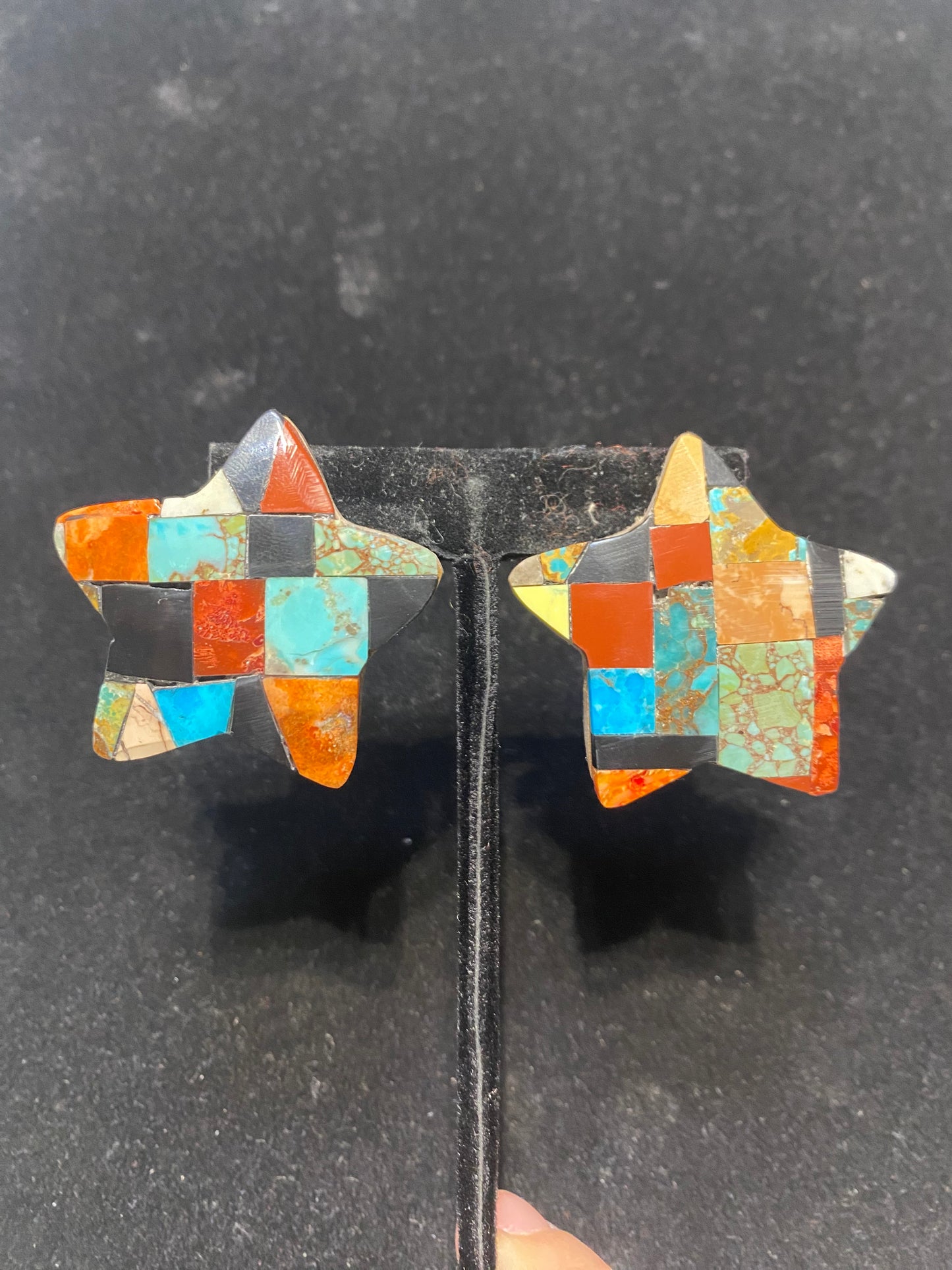 Lapidary Star Stud Earring by Jolene Bird