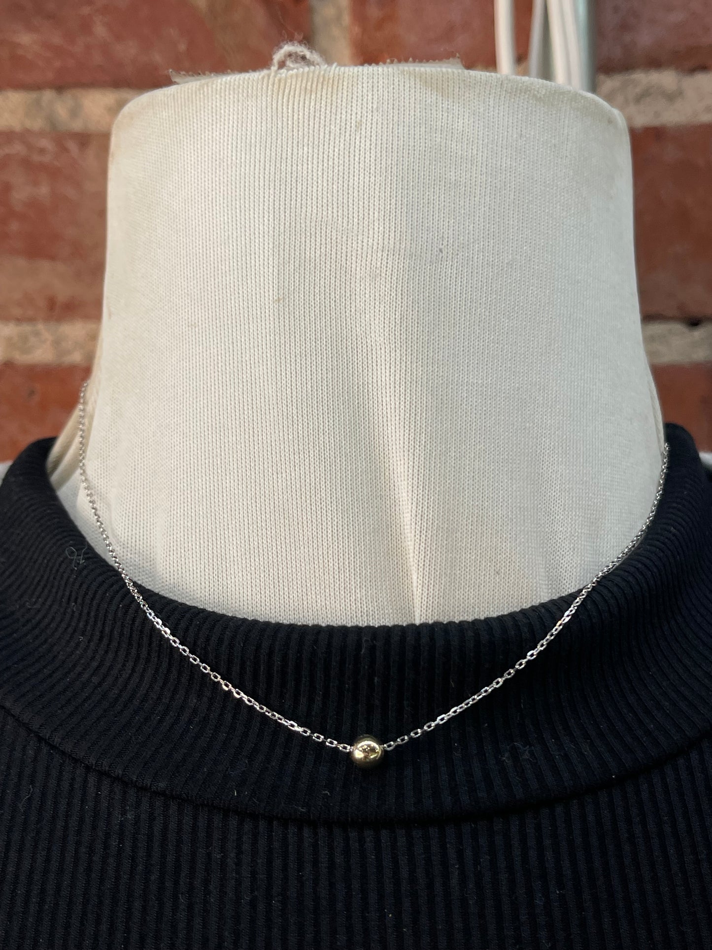 16"+3" 14k Gold Filled and Sterling Chain Necklace