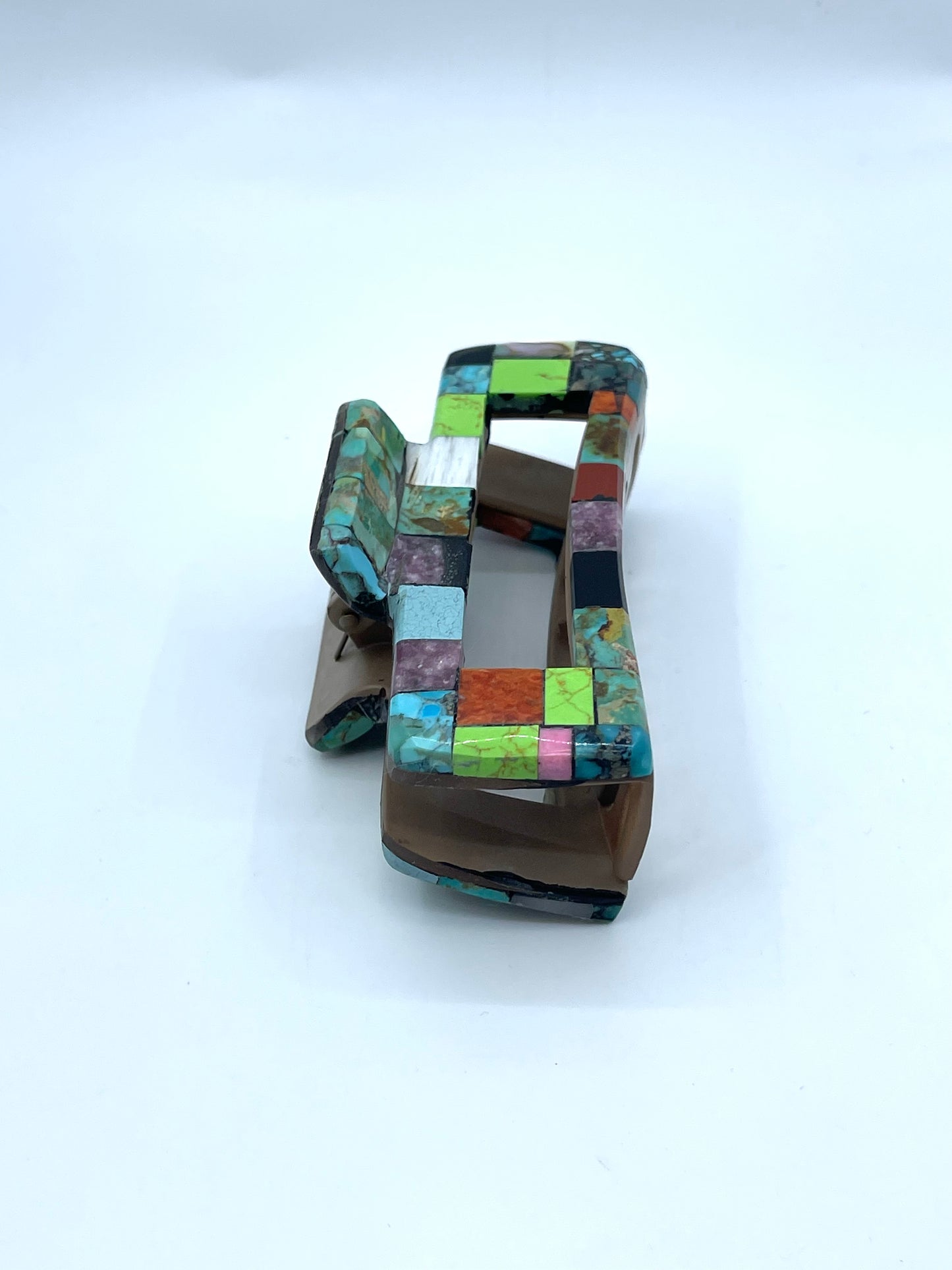 Hair Clip with Multi-Stone Overlay, Santo Domingo