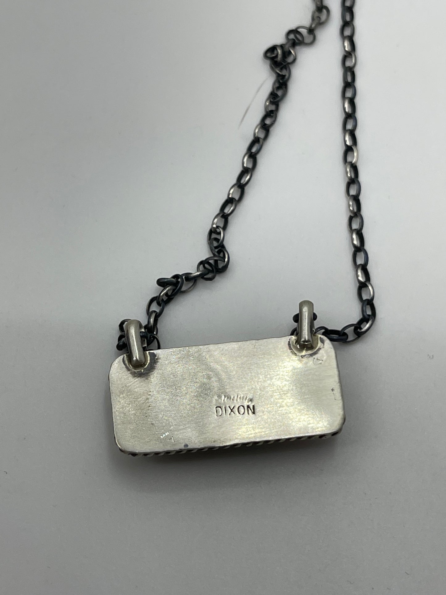 16" Cotton Candy 1” Bar Necklace by Irene Kee, Navajo