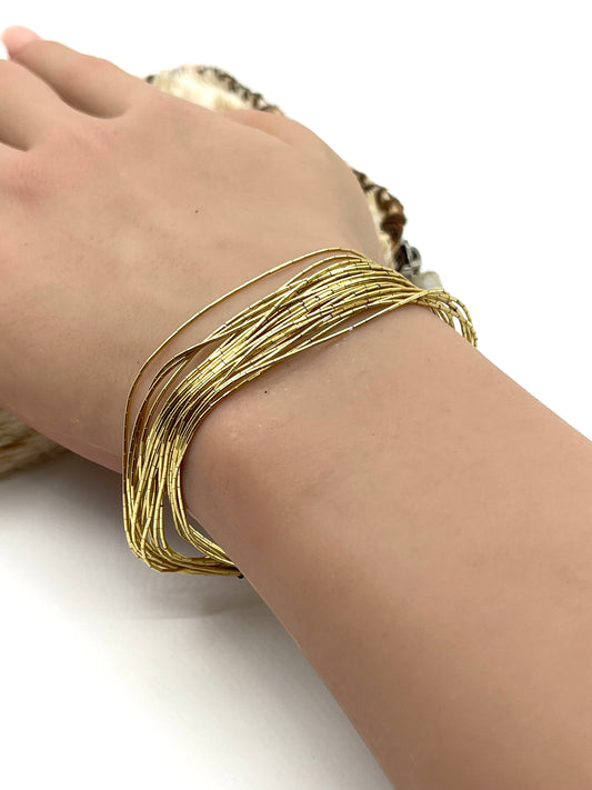 6.75" 20 Strand 14K Gold Filled Bracelet