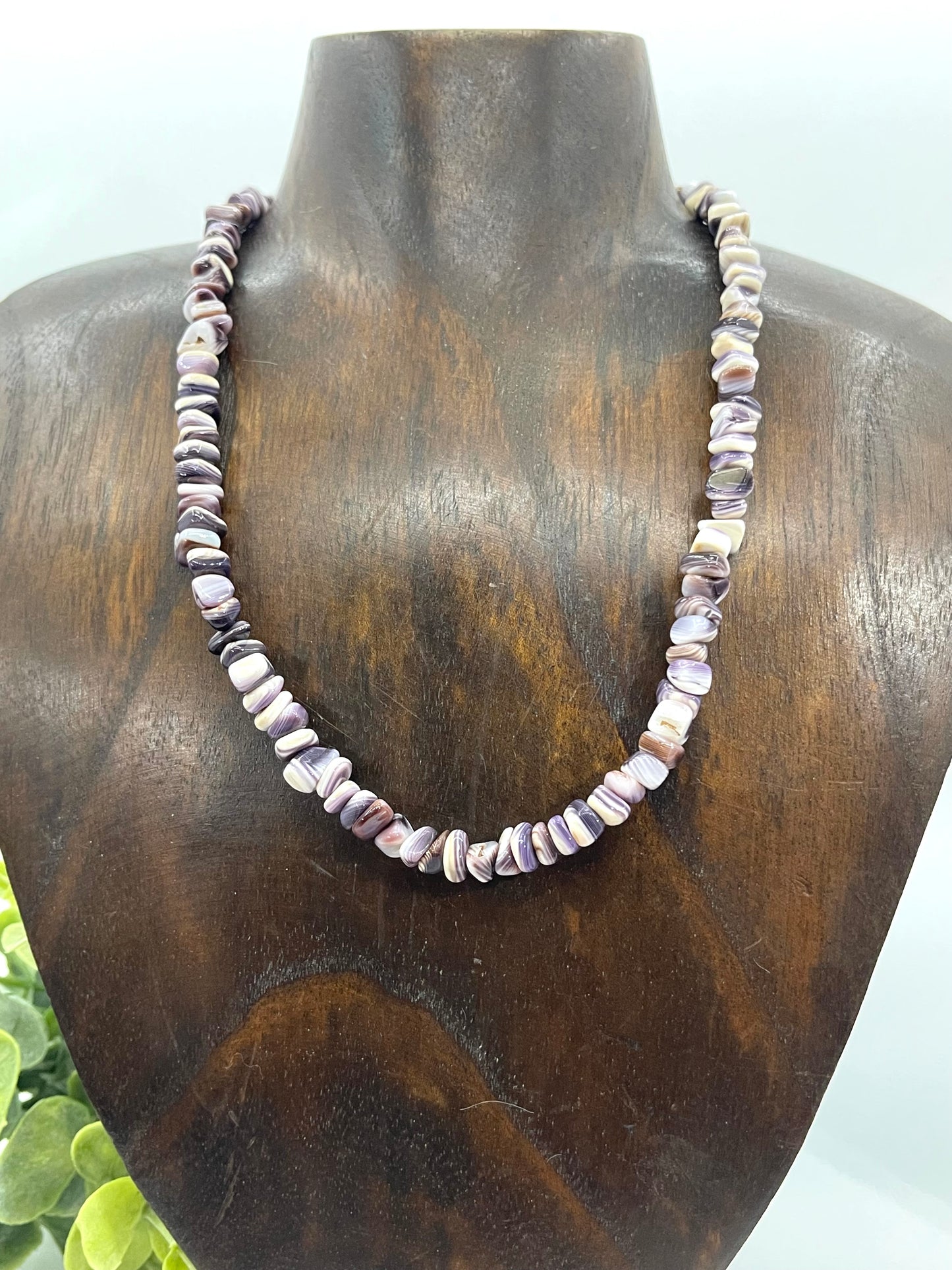 16" Wampum Shell Necklace
