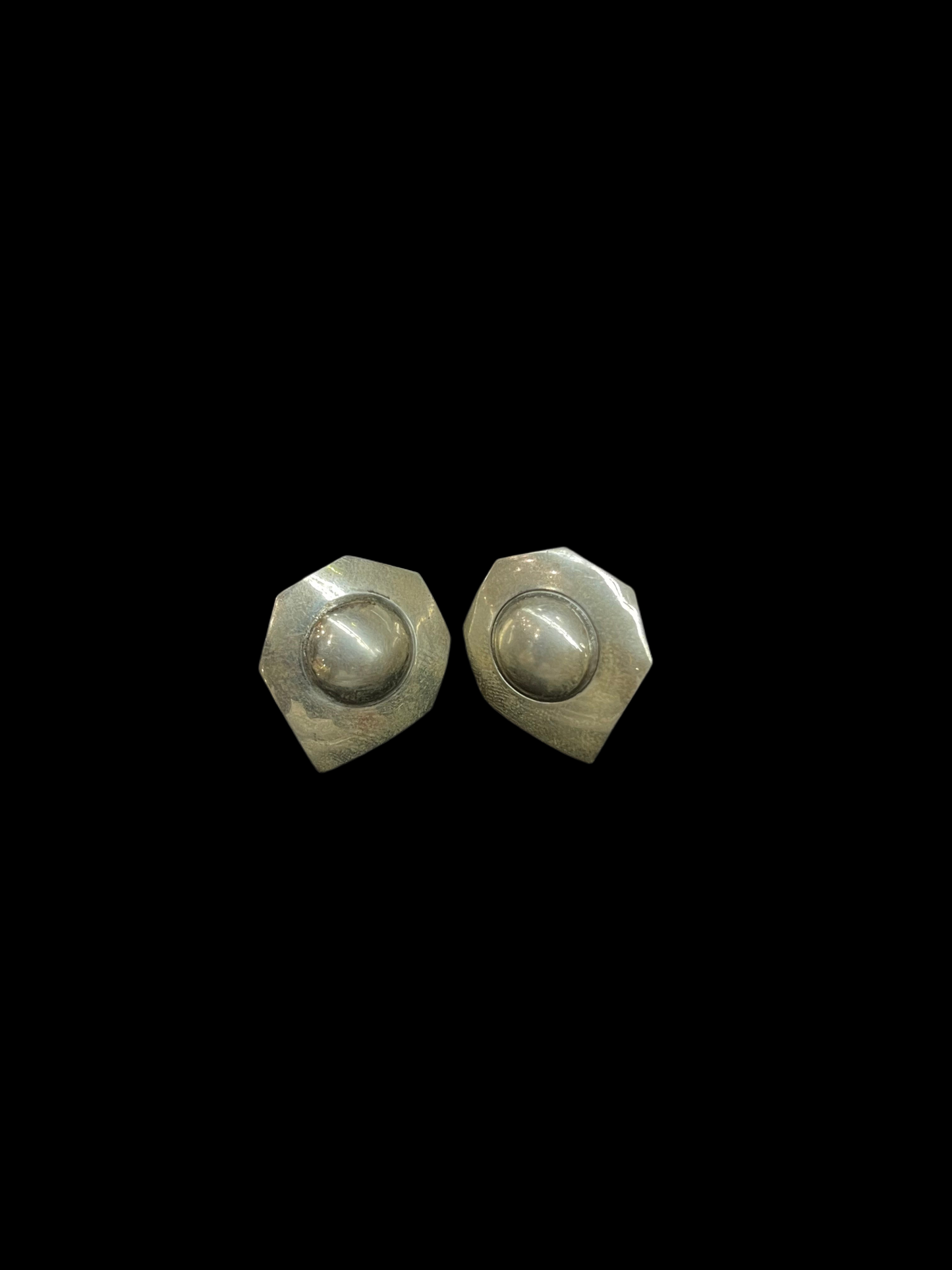 Sterling Silver Round Post Earrings