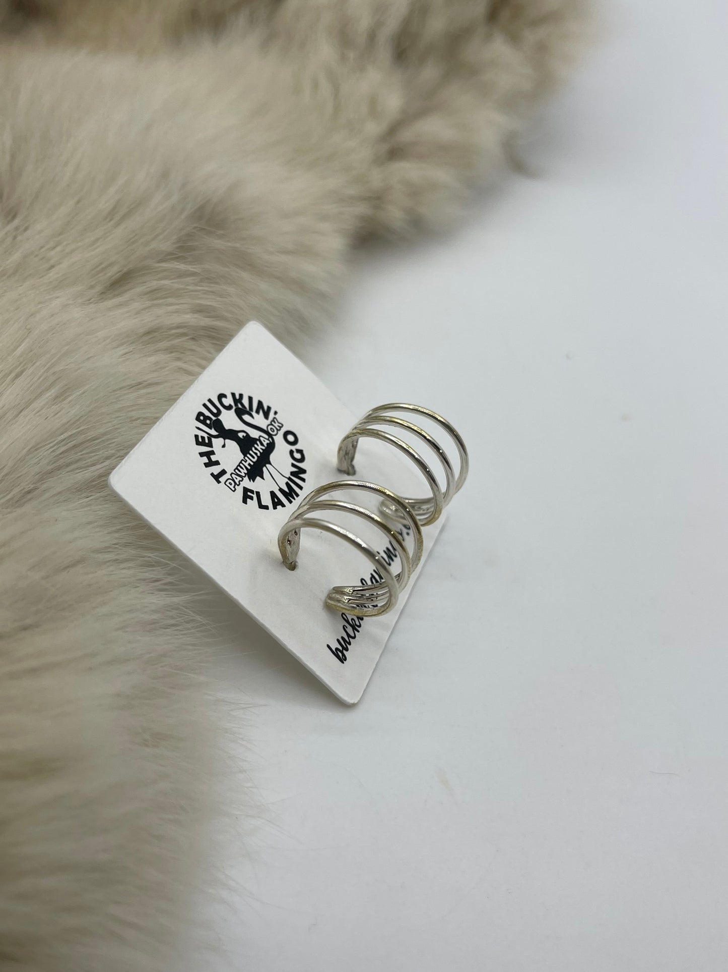 3 Wire Small Hoop Earrings