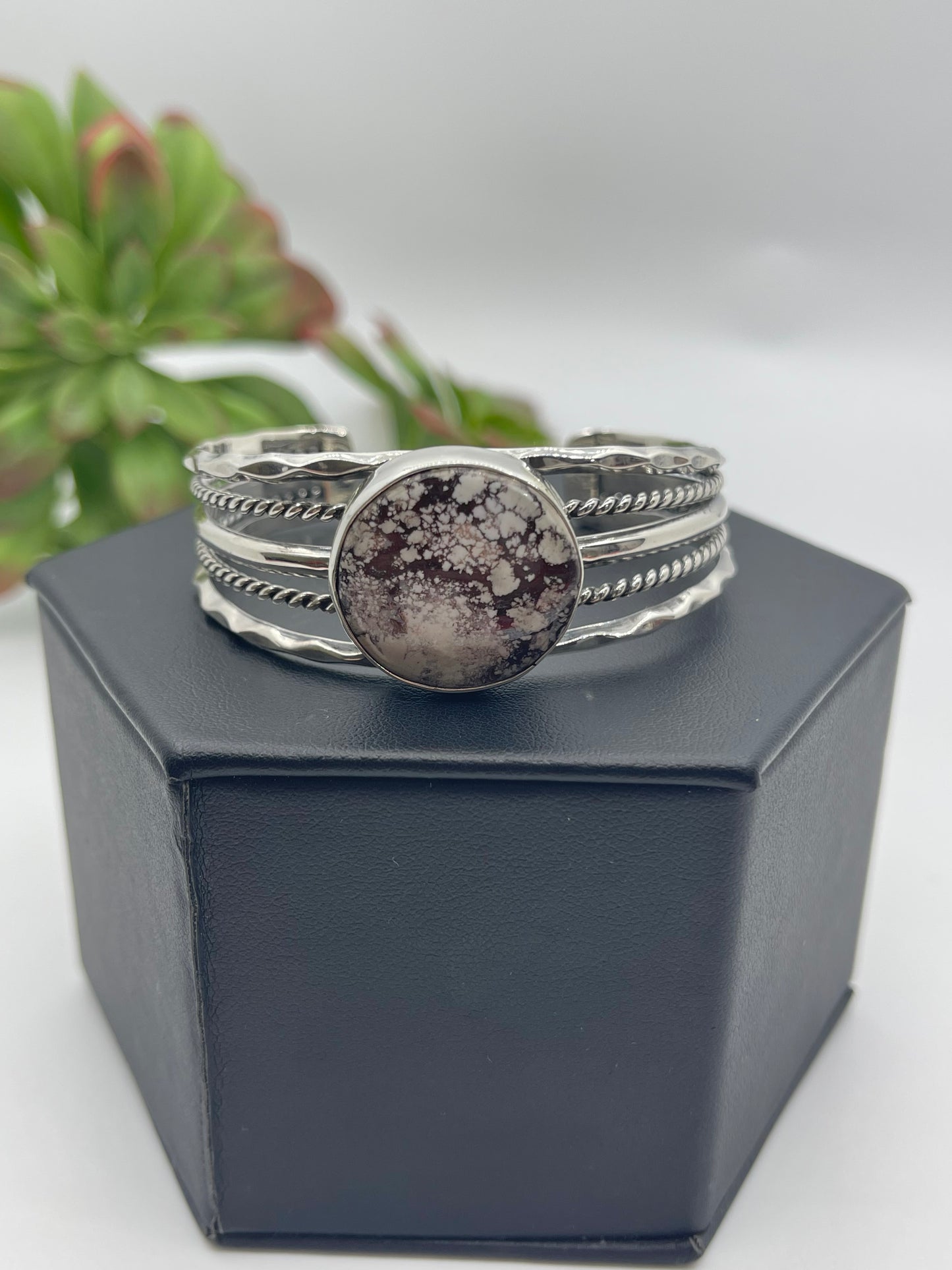 5.5" - 7" 5 Wire Wildhorse Turquoise Cuff