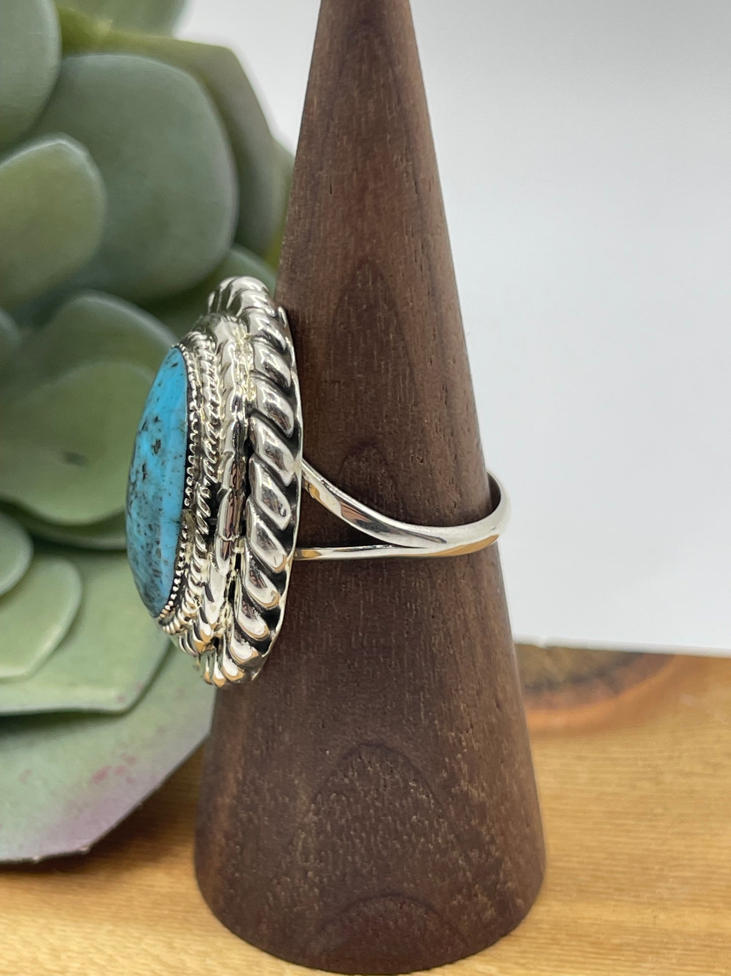 Size (9.0) Ring by Jerome Lee, Navajo