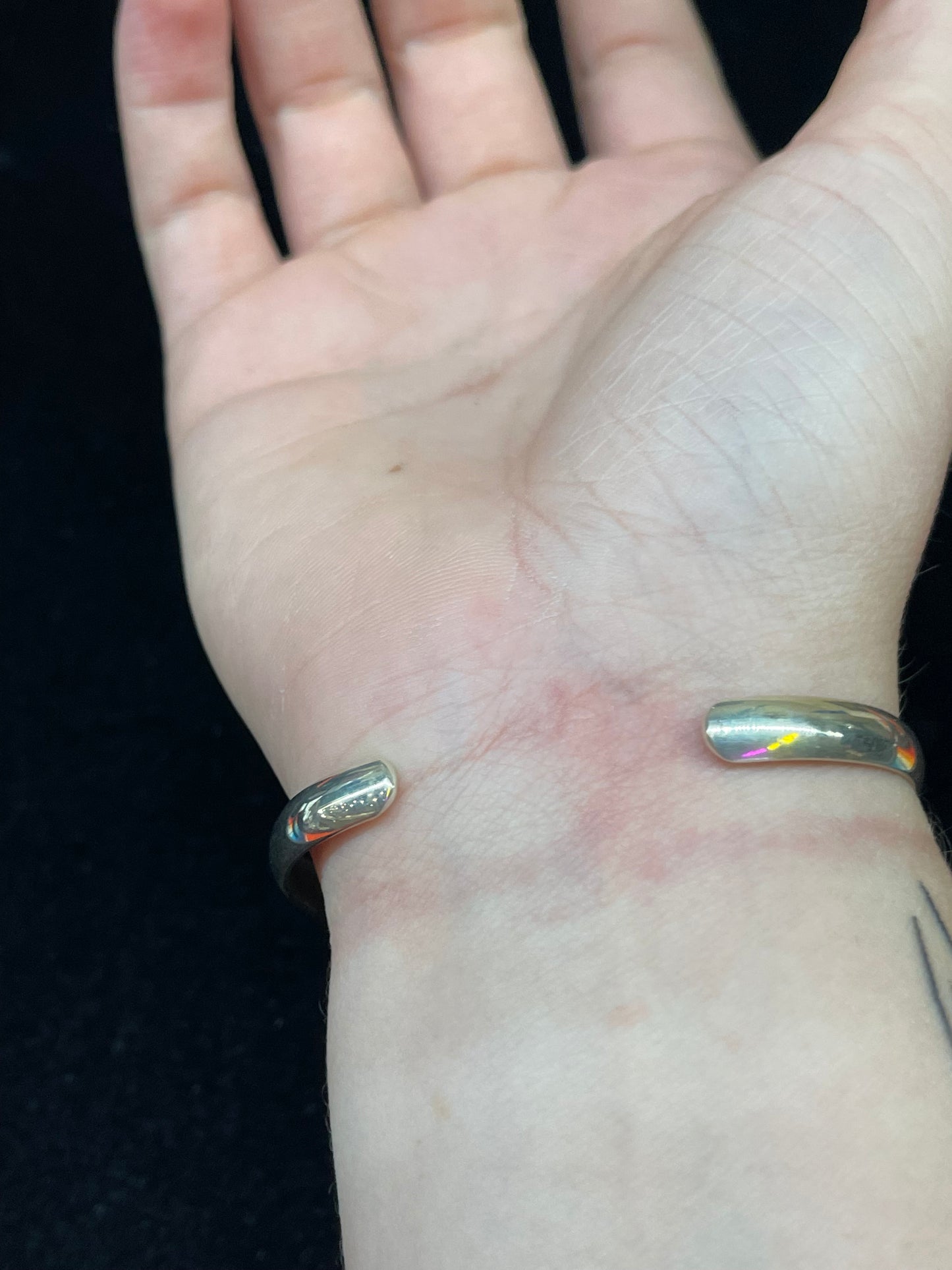 Pink Opal Cuff Bracelet