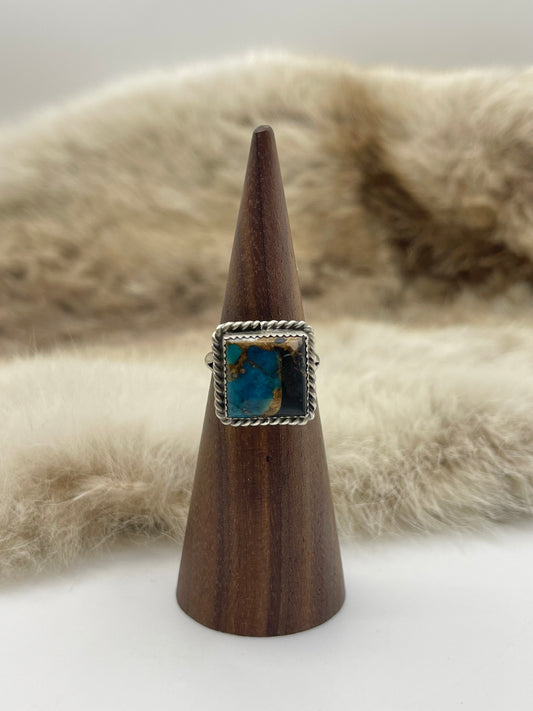 6.0 Kingman Crush Ring, Navajo