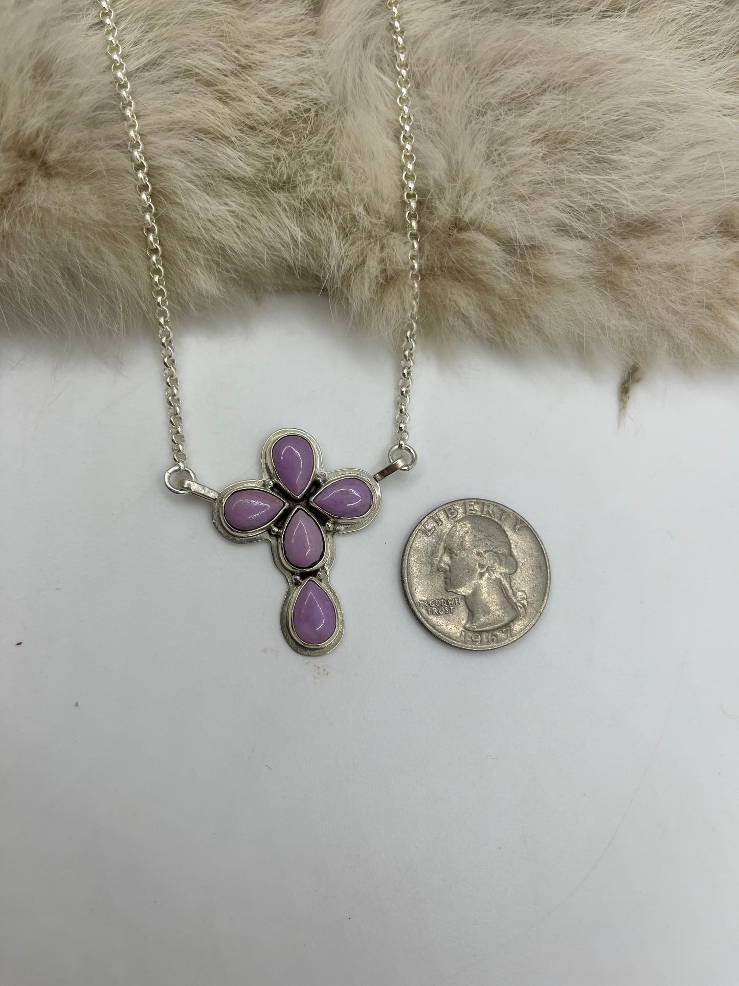 17" Purple Desert Necklace