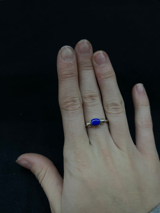 5.0 Small Lapis Ring
