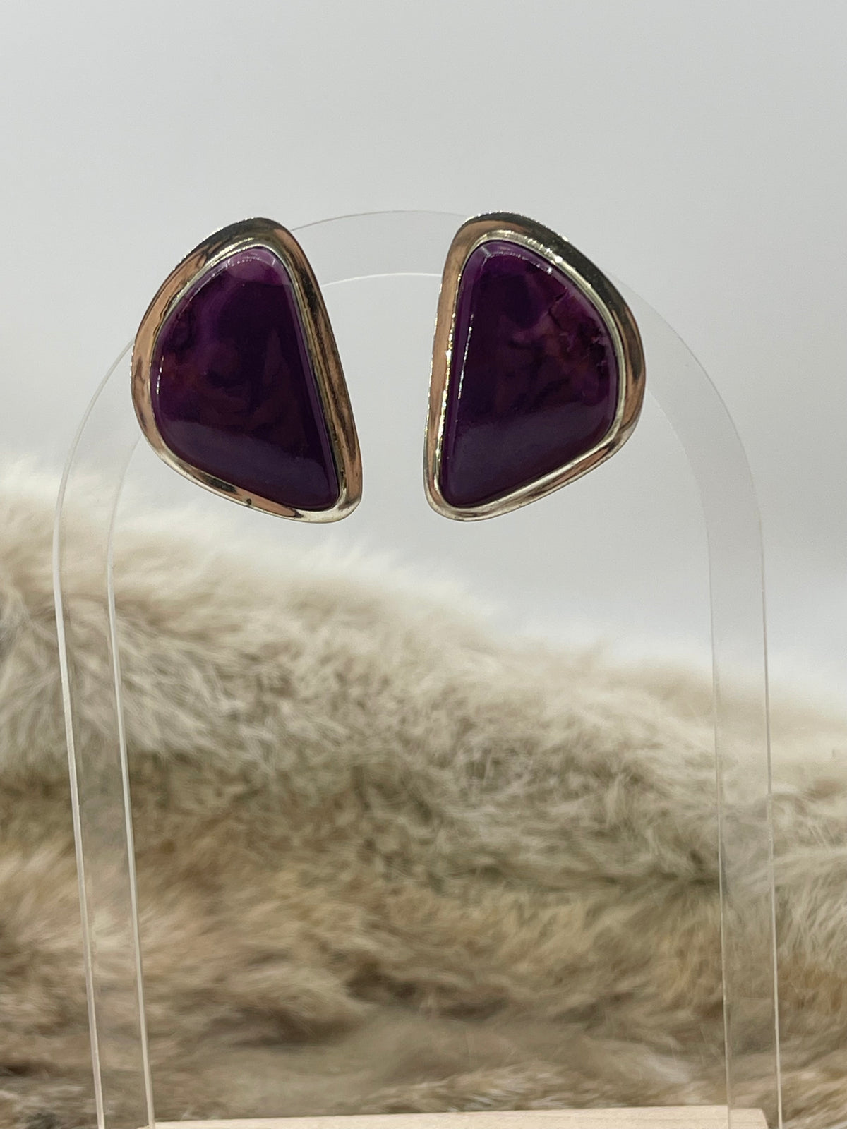 Sugilite Earrings by Marie Jackson