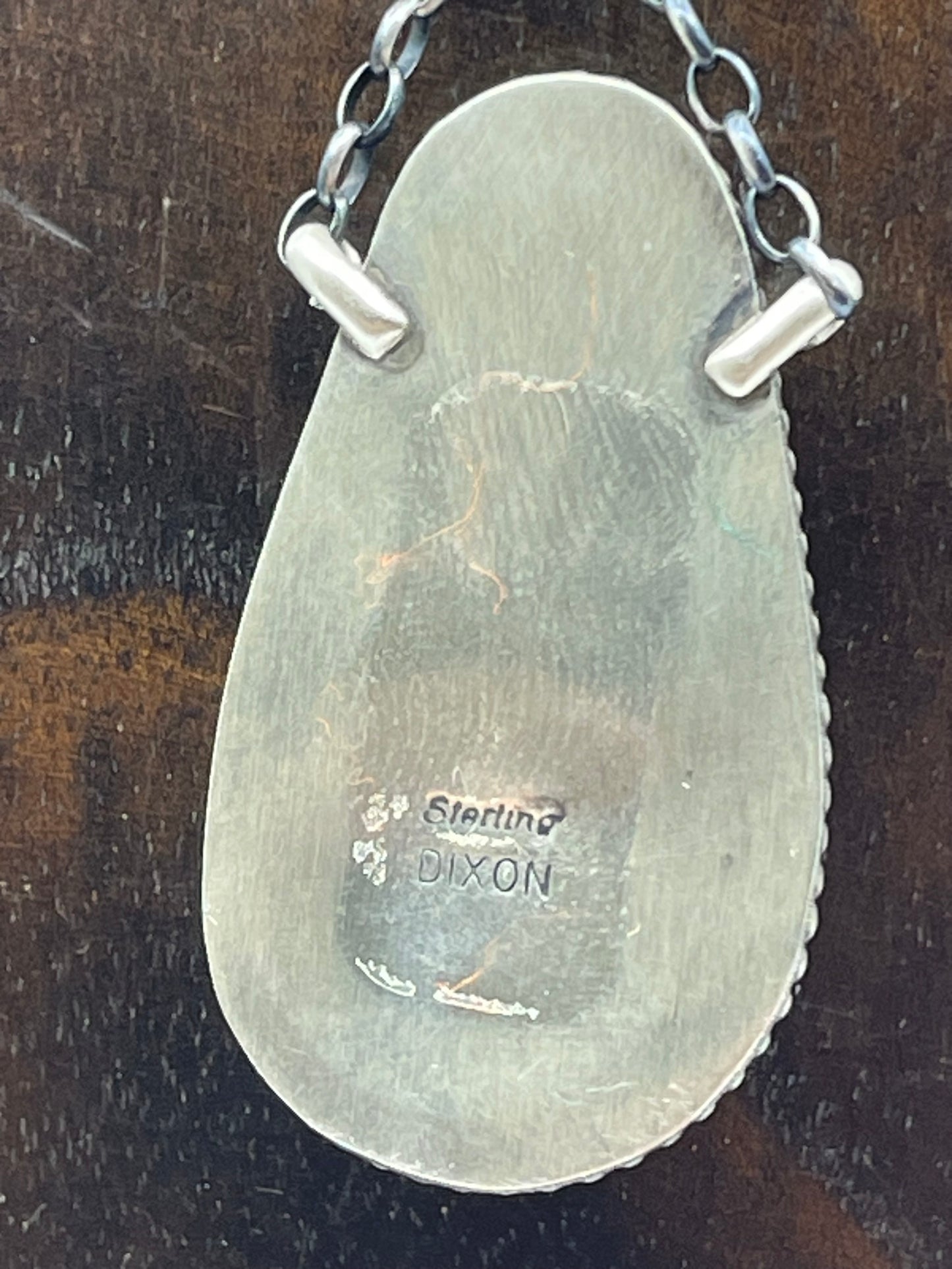 16" Royston Turquoise Teardrop Necklace
