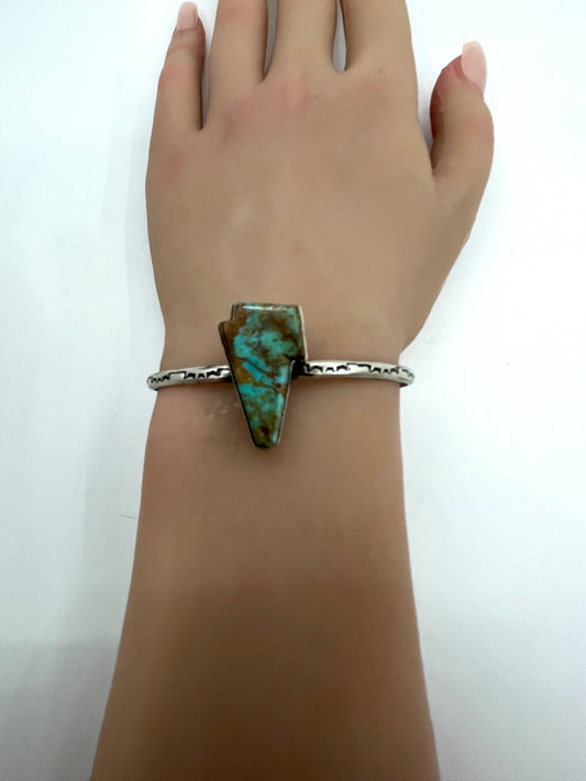 6" - 7.25" Kingman Turquoise Bracelet