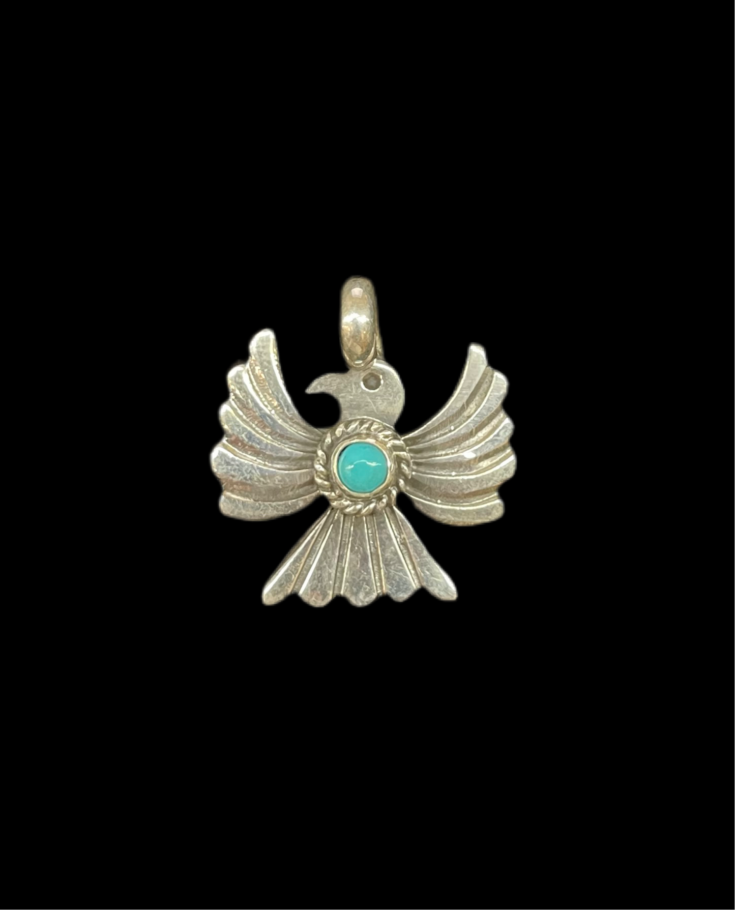 Thunderbird Pendant by Dalayne Reeves, Navajo