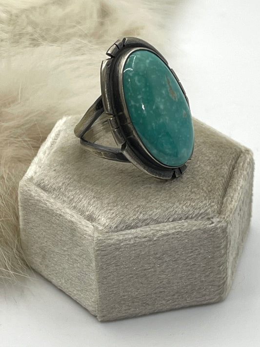 6.0 Royston Turquoise Oval Ring