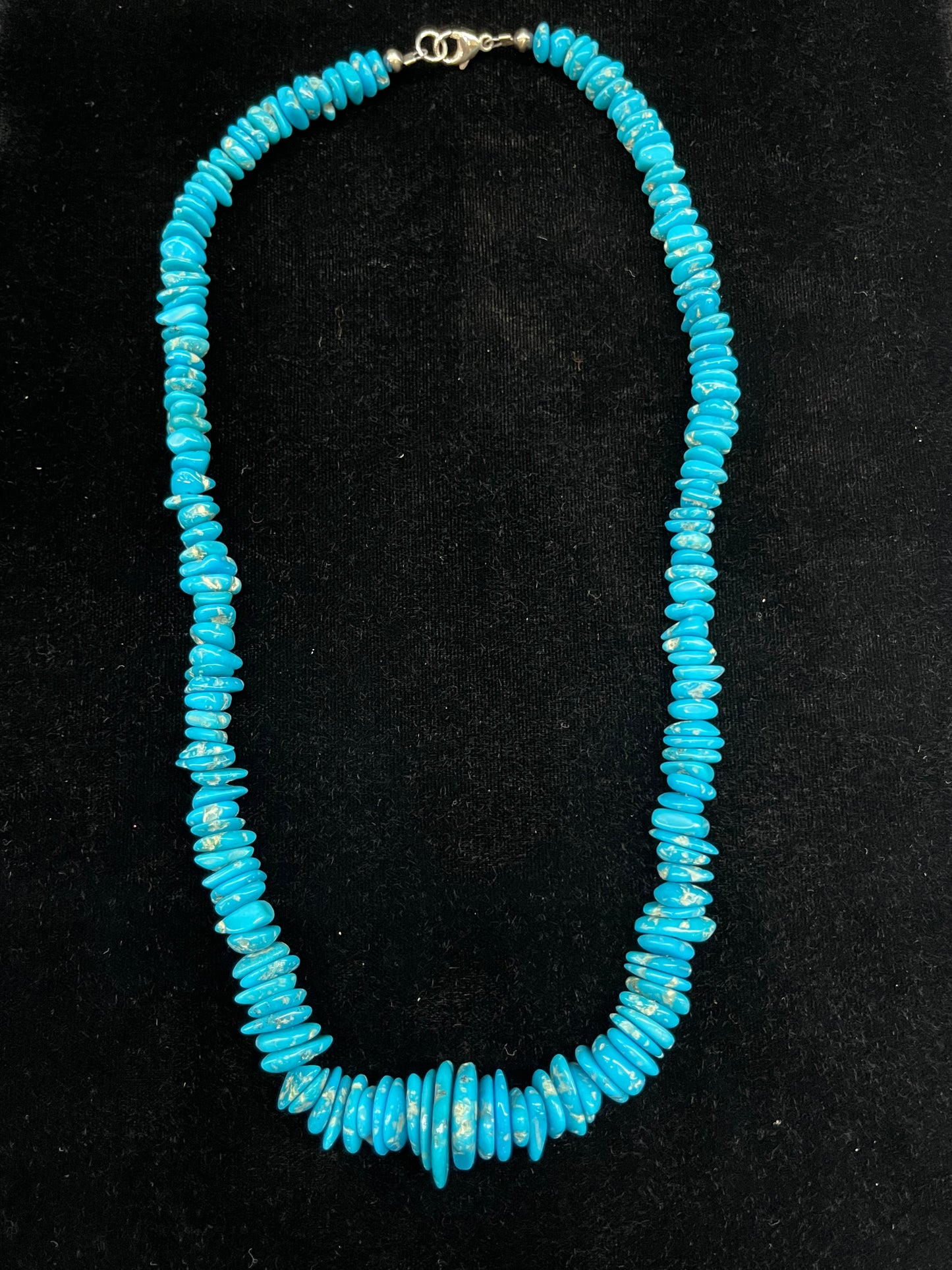 18" Sleeping Beauty Turquoise Nugget Necklace