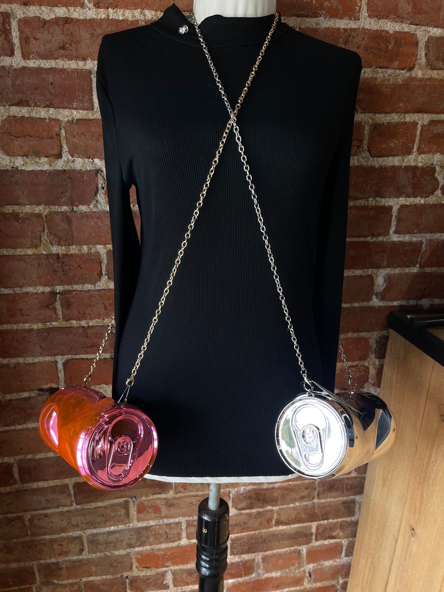 Metallic Pop Can Purse