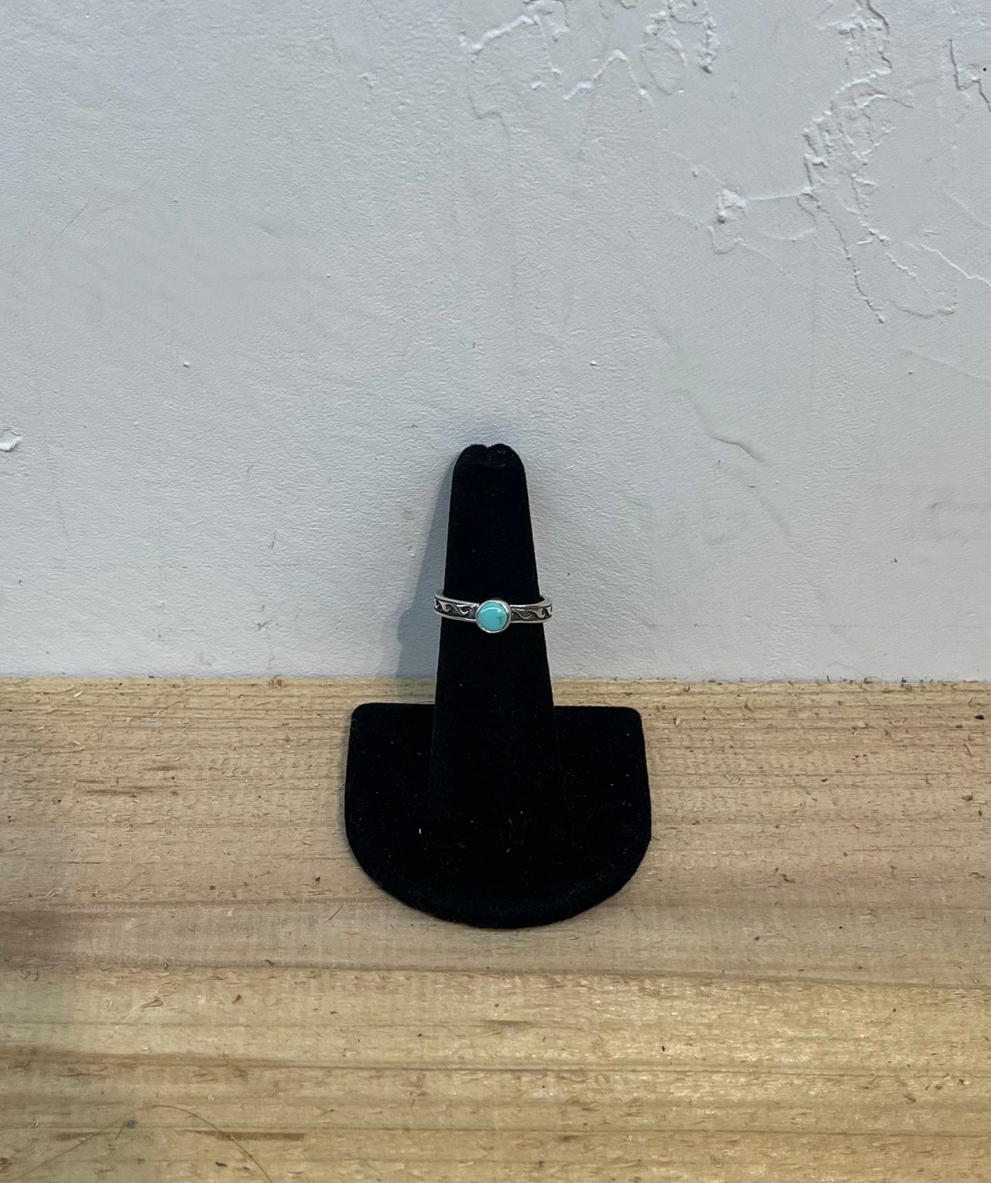 Turquoise Ring by Roland Natachu, Zuni