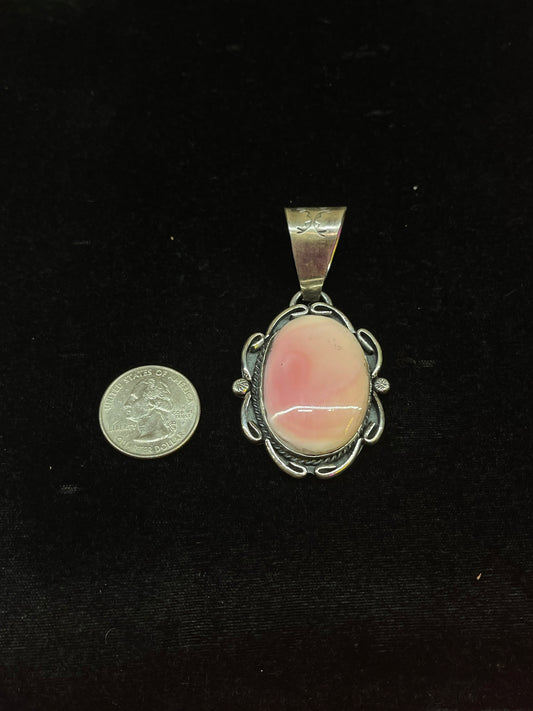 Cotton Candy Oval Pendant