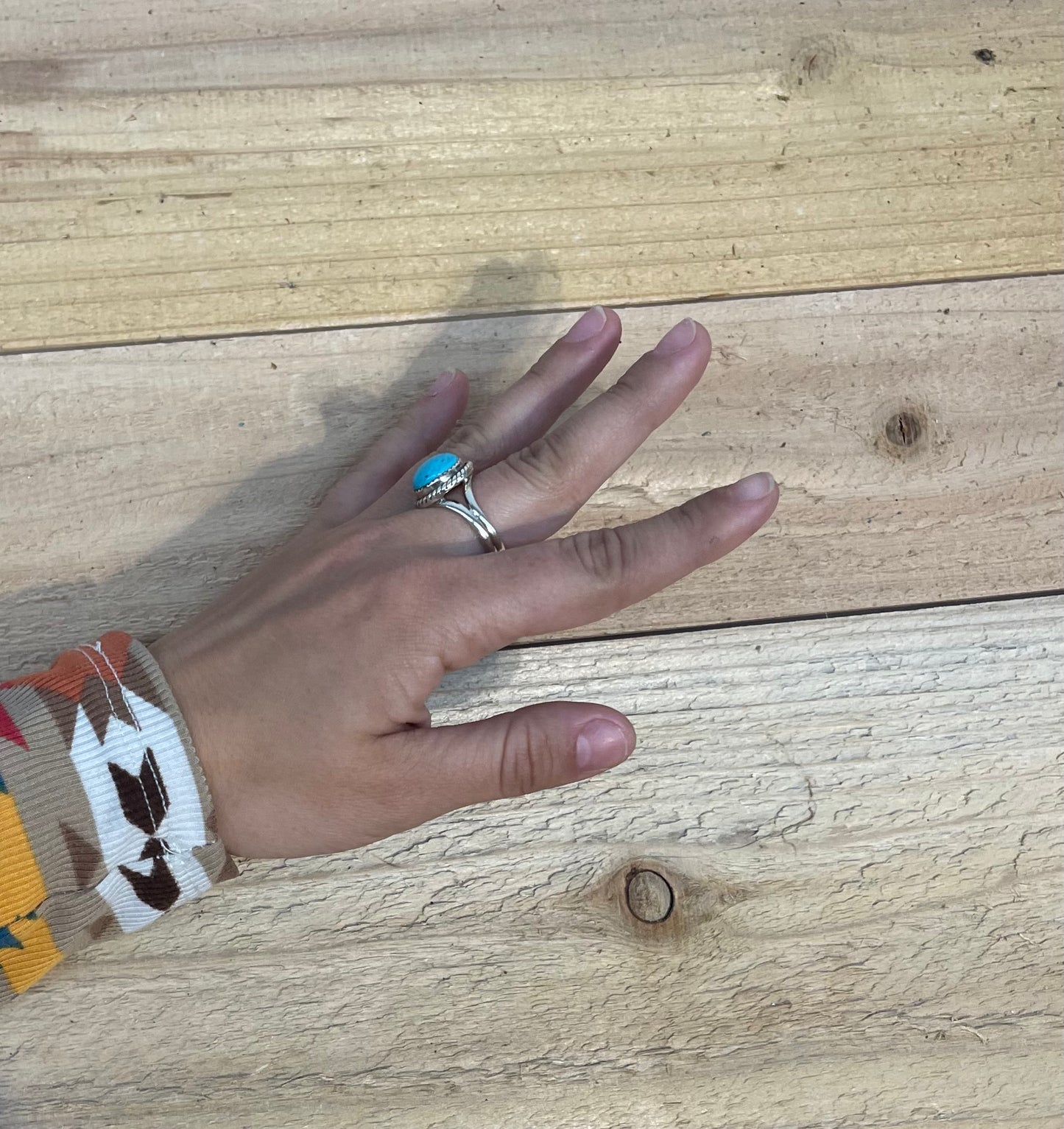 9.0 Kingman Turquoise Ring