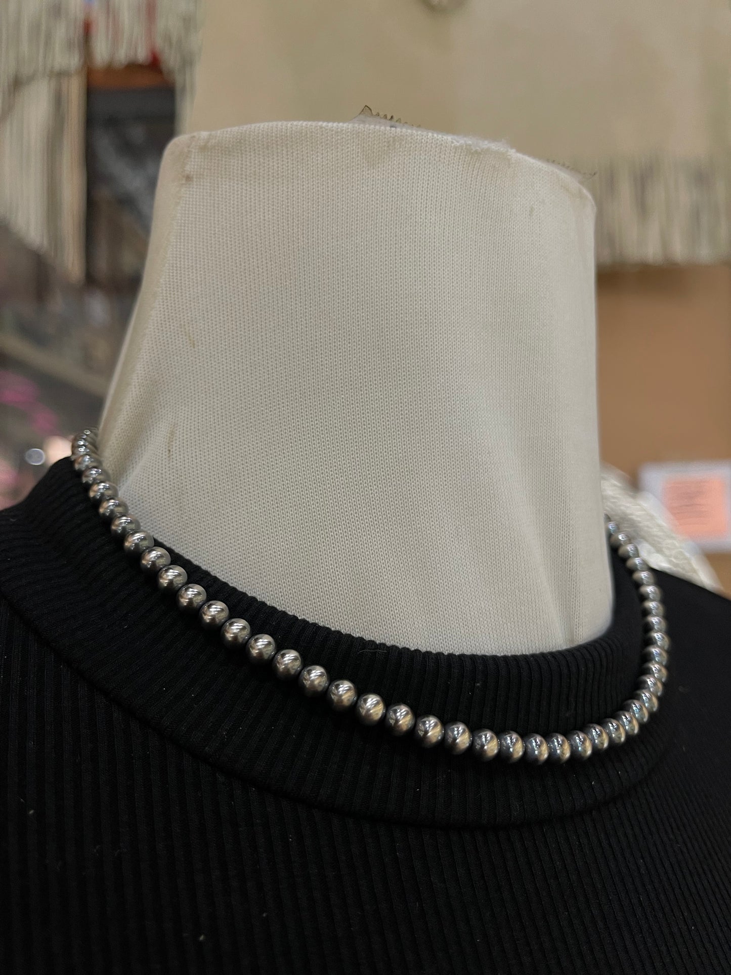 16" 5mm Navajo Style Pearls