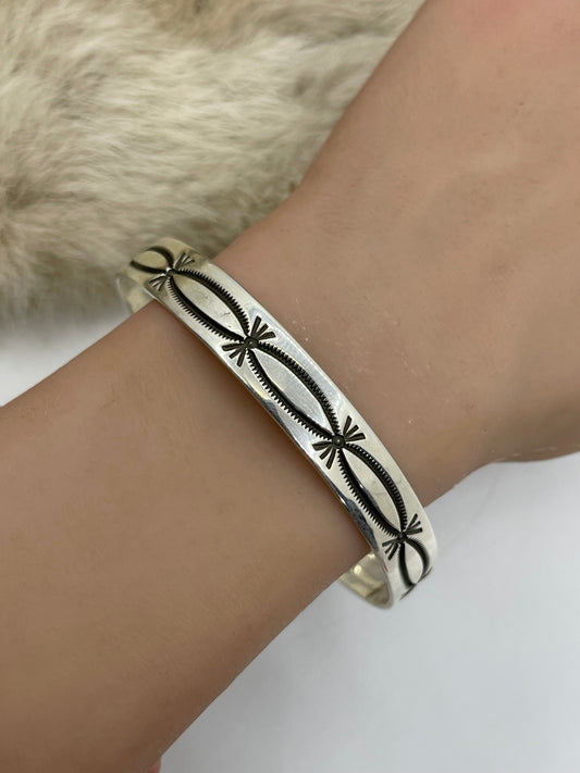 9” Bangle by Roland Dixson, Navajo