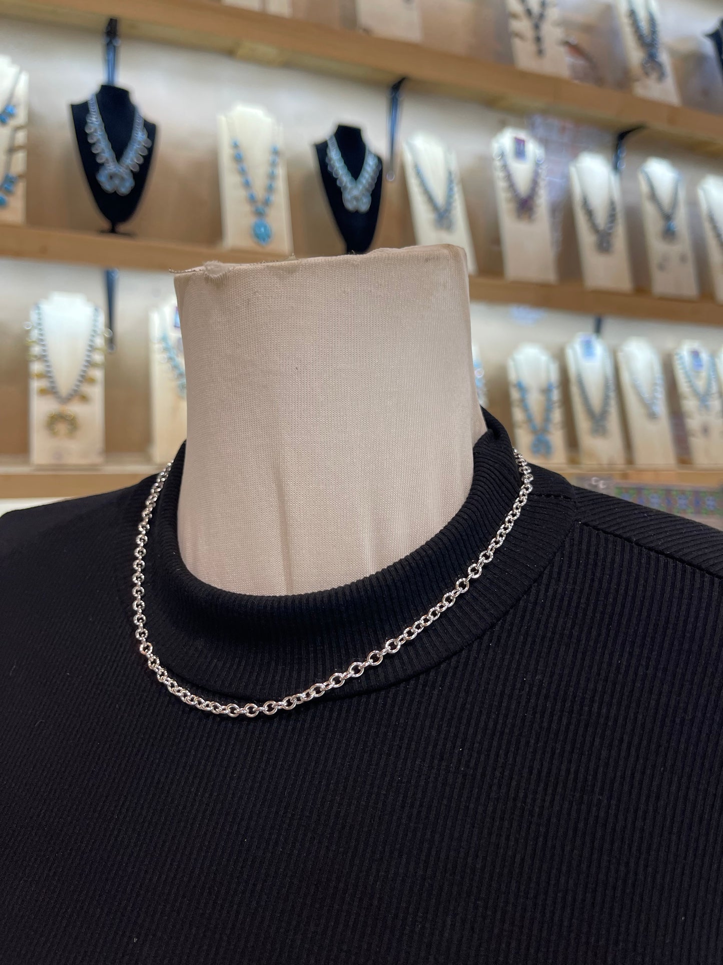 18” Heavy Silver Link Chain