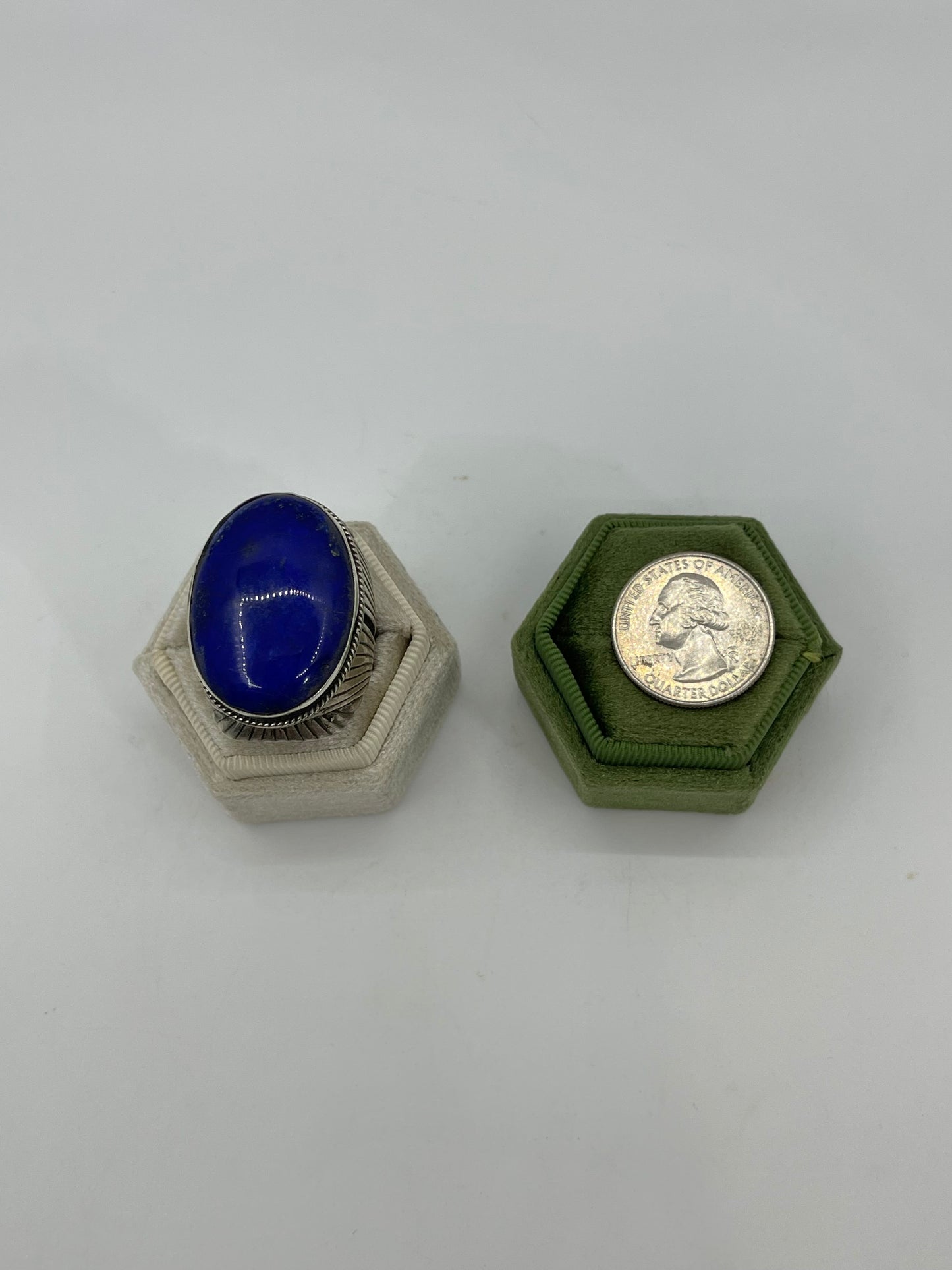 8.0 Oval Lapis Ring