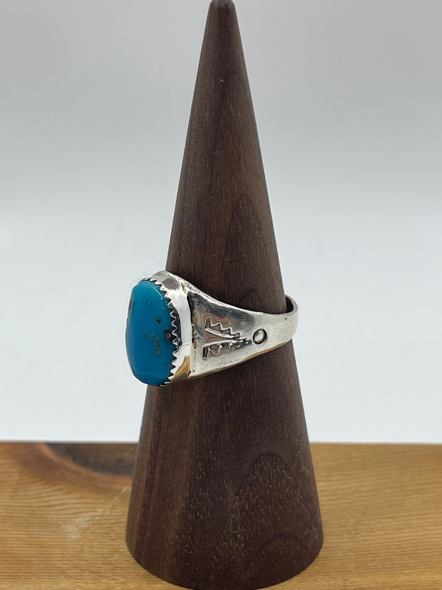 9.0 Ring by Mary Lincoln, Navajo (Matrix Varies)