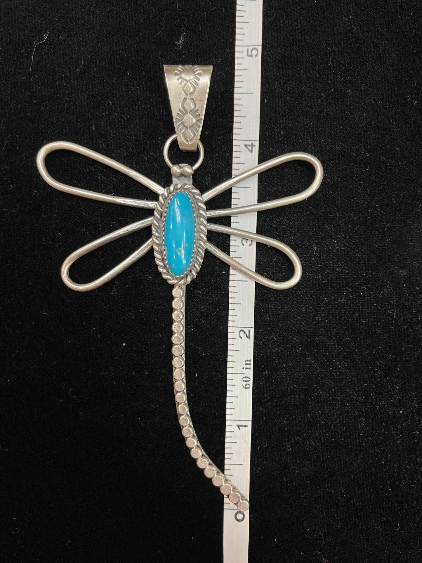 Sleeping Beauty Turquoise Dragonfly Pendants Navajo