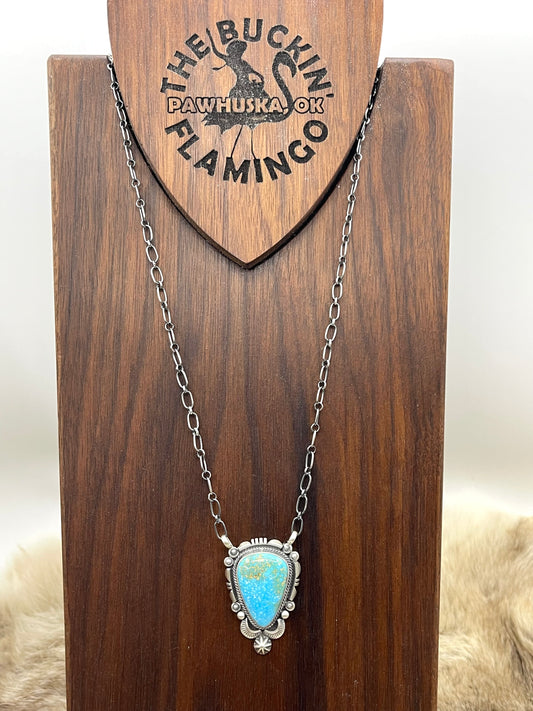 18" Sonoran Gold Necklace by Daniel Benally, Navajo