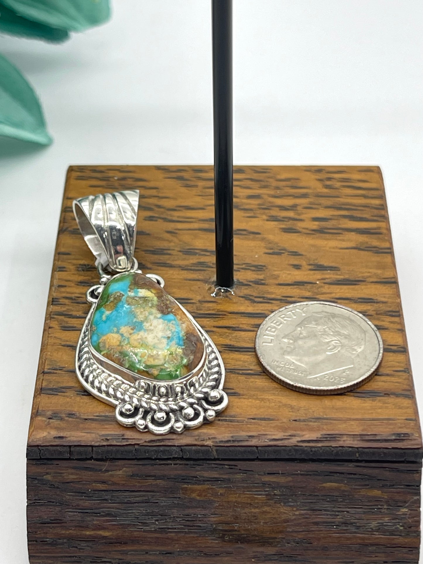 Sonoran Gold Turquoise Pendant