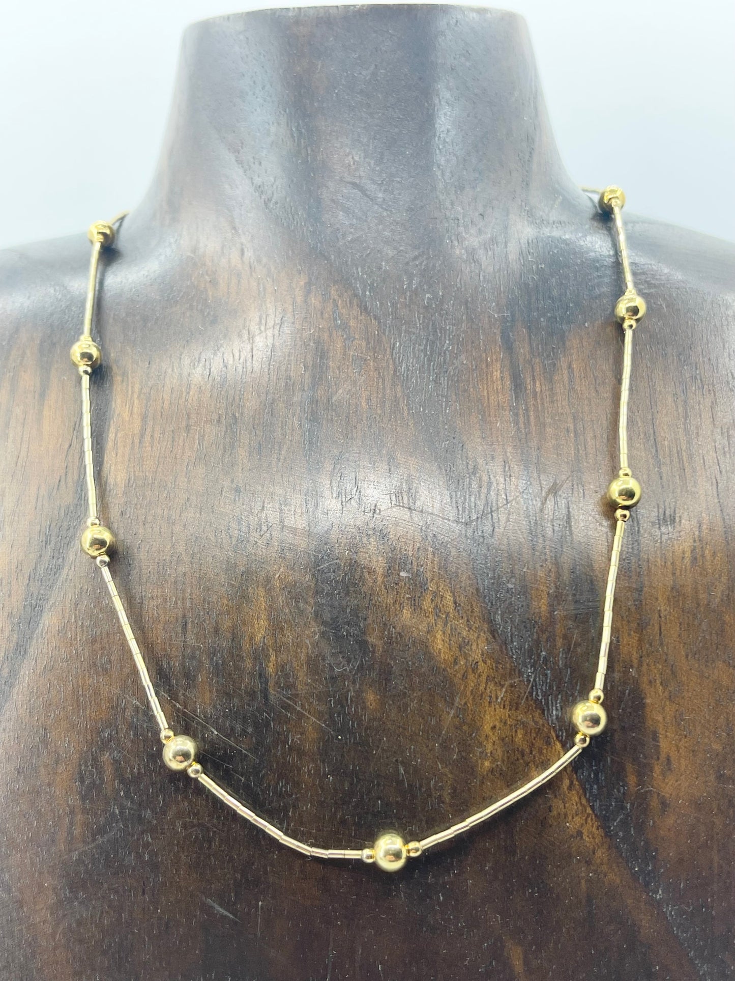 14k Gold Filled Screw Clasp Necklace