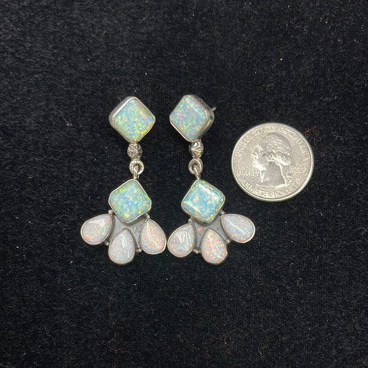 Opal Dangle Earrings