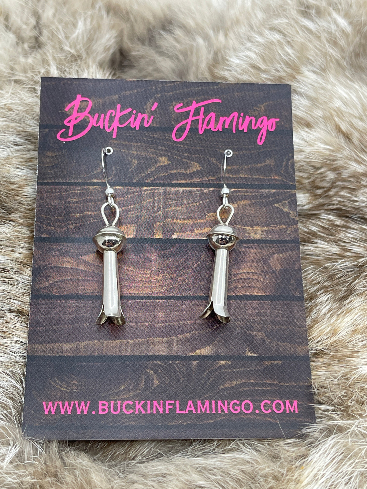 8mm Blossom Earrings by Marian Nez, Navajo