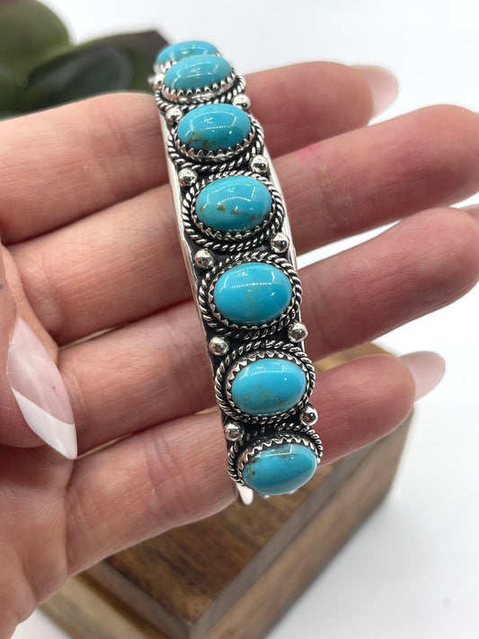 7 Stone Turquoise by Verley Betone, Navajo