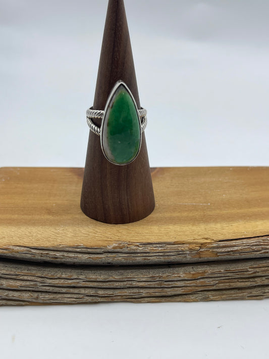 8.5 Royston Turquoise Teardrop Ring