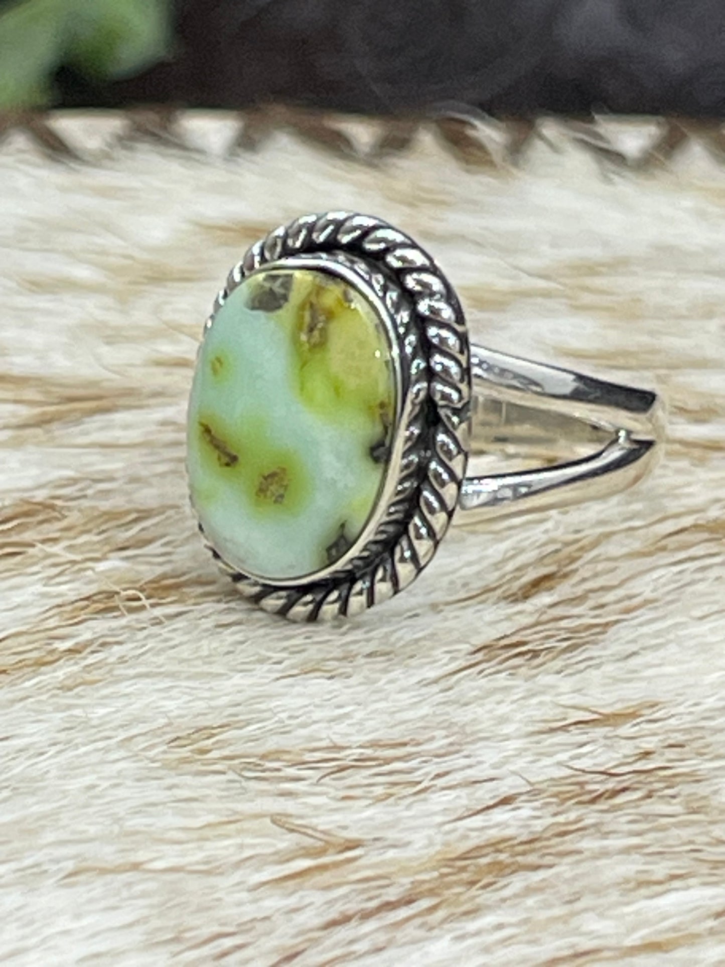 8.0 Palomino Turquoise Ring