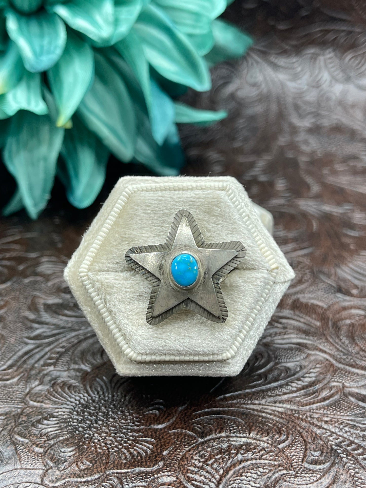 6.0 Turquoise Star Ring