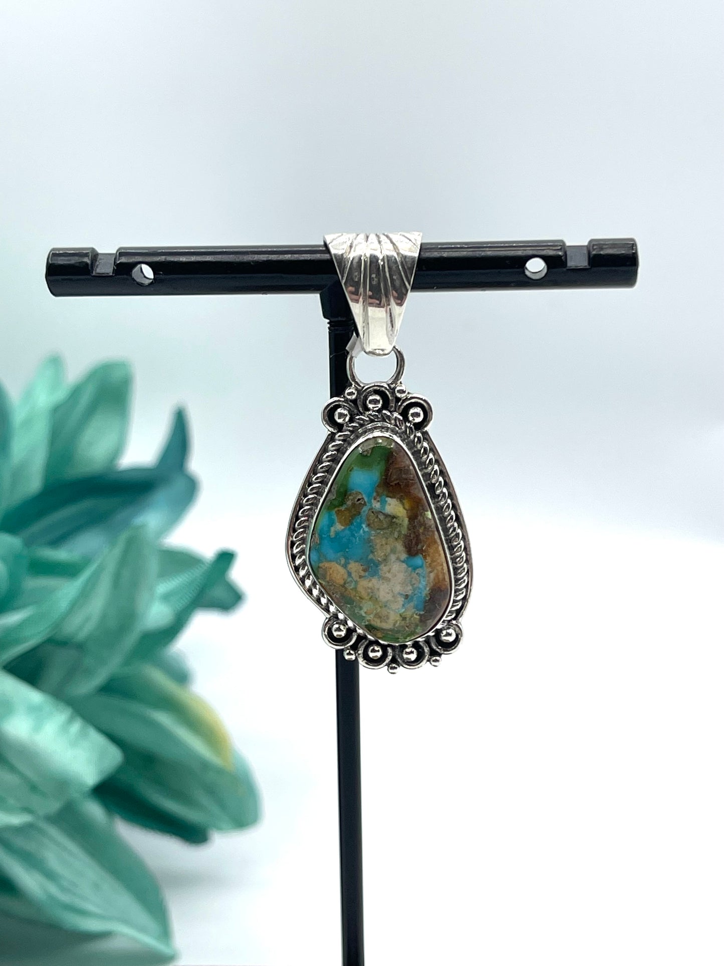 Sonoran Gold Turquoise Pendant