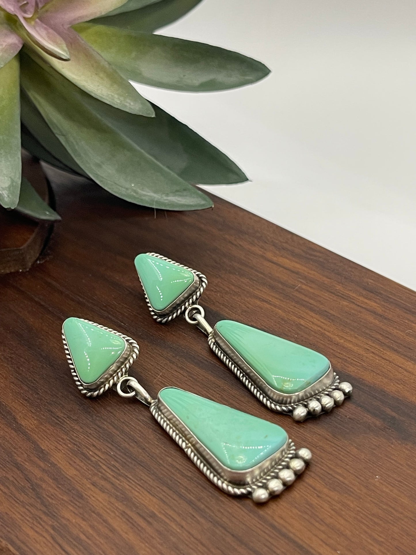 Royston Turquoise Dangle Earrings