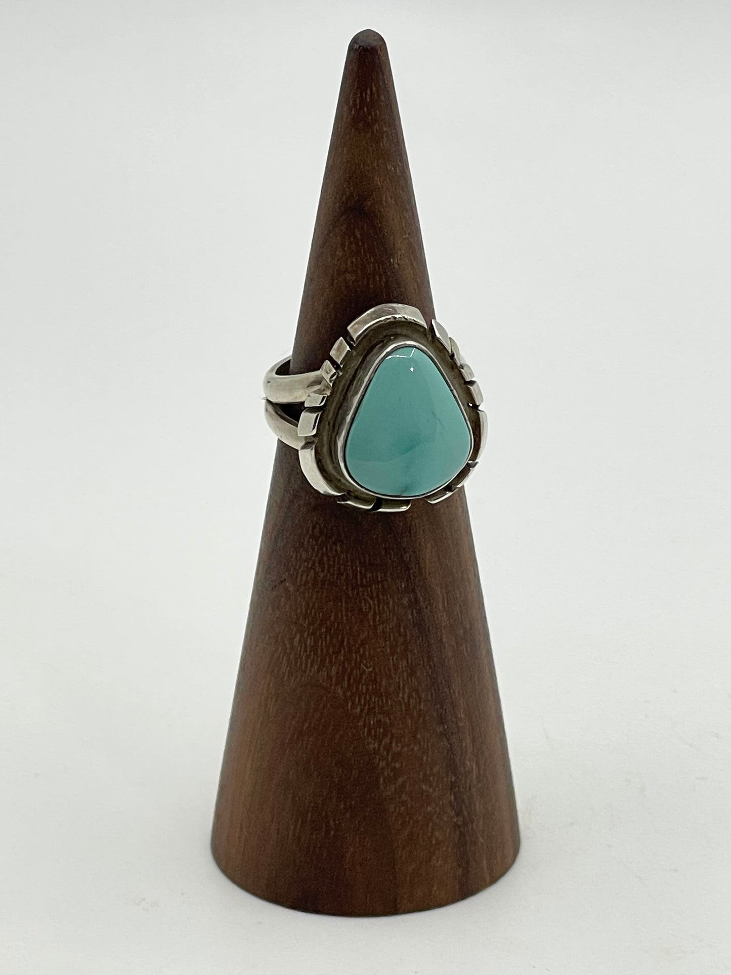 5.0 Teardrop Turquoise Ring