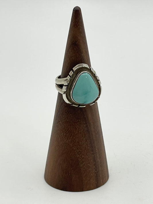 5.0 Teardrop Turquoise Ring