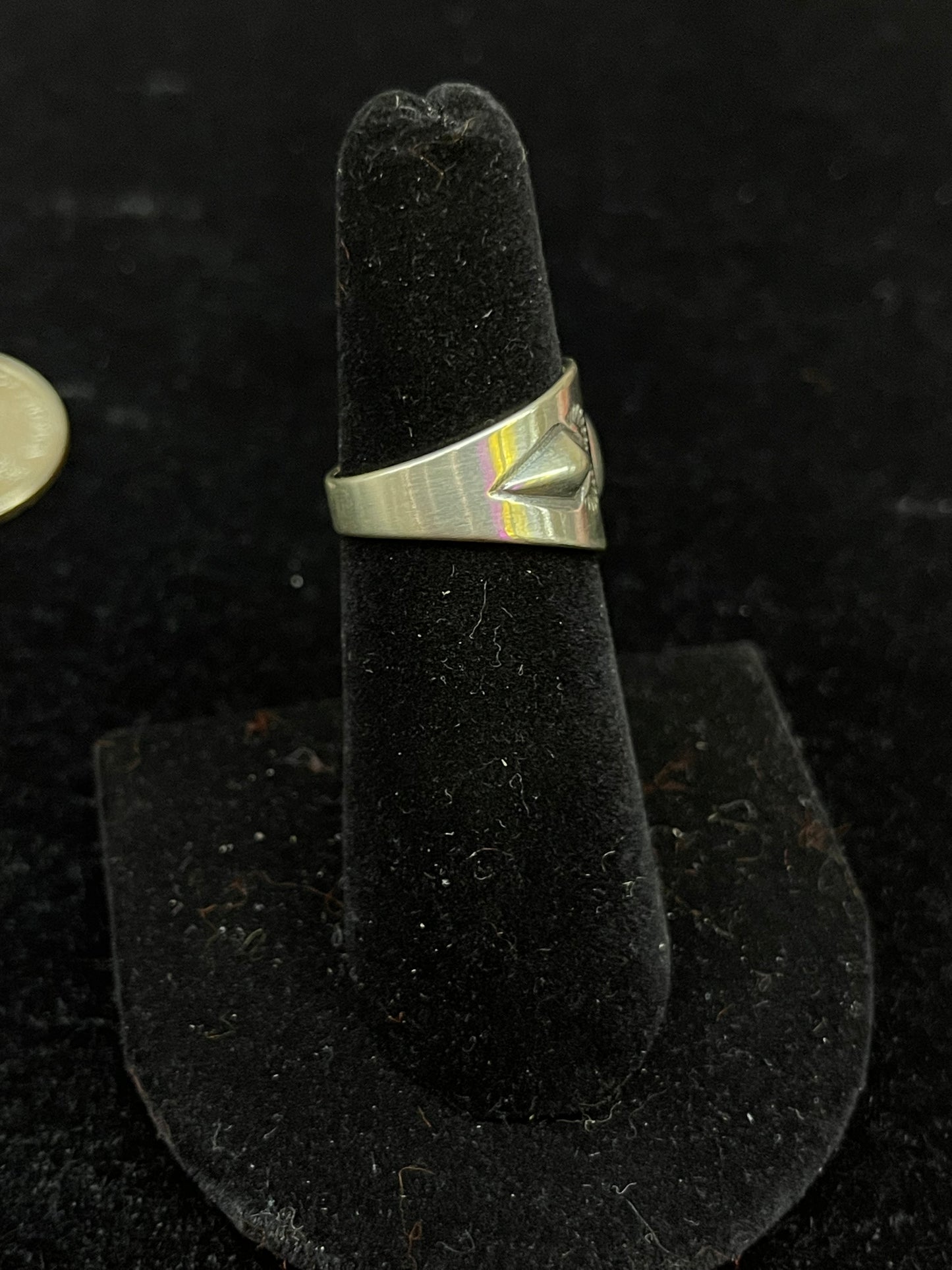 Stamped Sterling Silver Ring