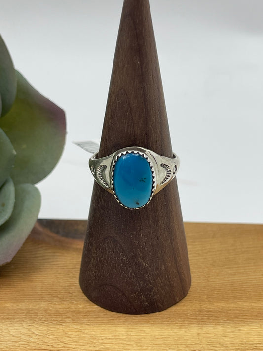 5.5 Turquoise Oval Ring