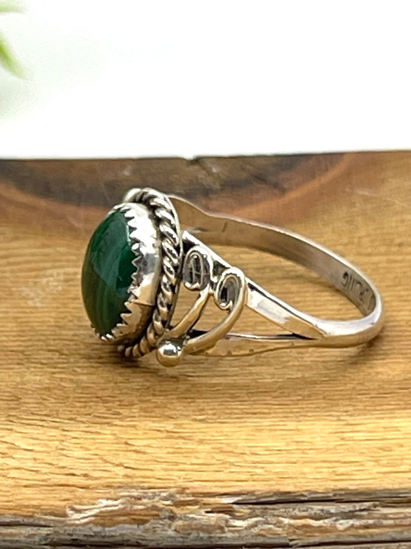 5.5 Malachite Ring, Navajo