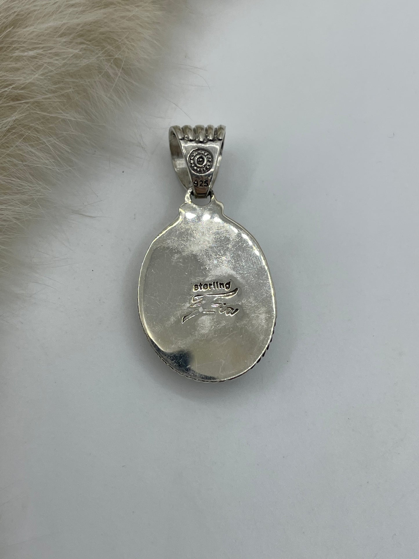 Kingman Turquoise Pendant with 7.5mm Bail