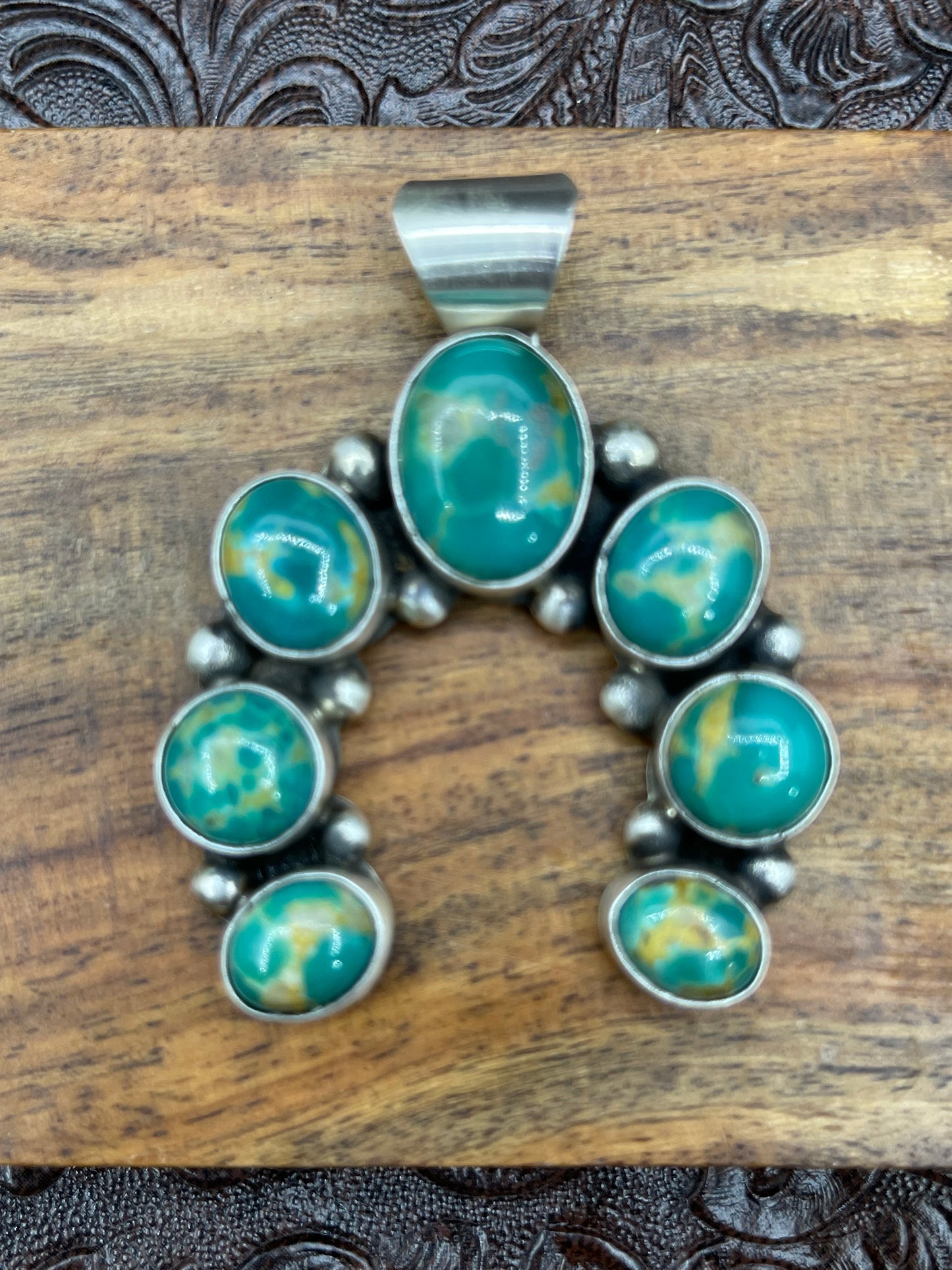 Royston Turquoise Naja Pendant