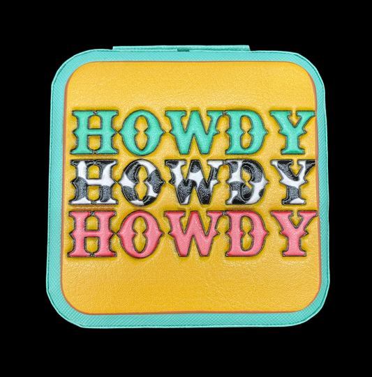 Travel Jewelry Box - Howdy, Howdy, Howdy